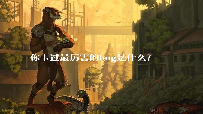 你卡过最厉害的bug是什么？